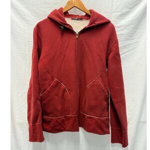 Vintage Red Ear by Paul Smith Rare‎ Full Zip Red Hoodie Large